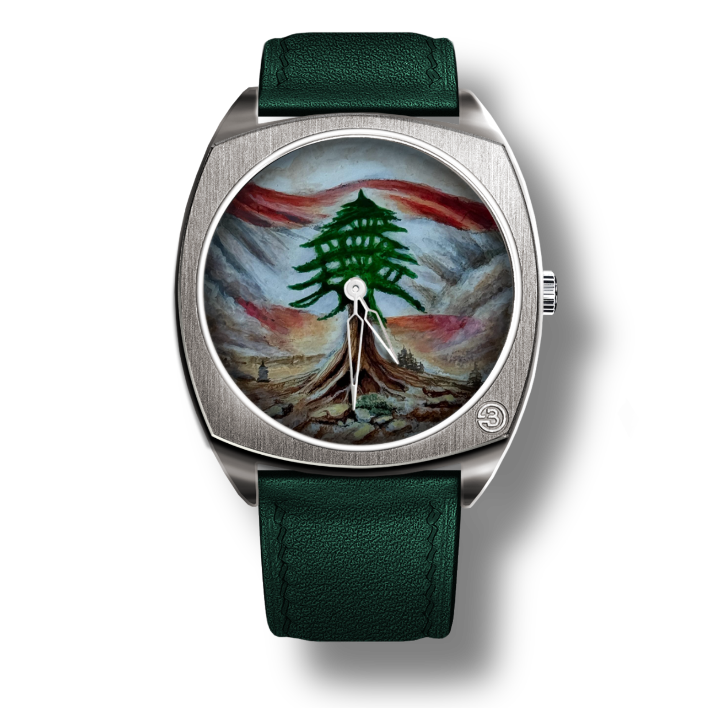 Hand Painted Cedar of Lebanon - The Only One - BG.2050