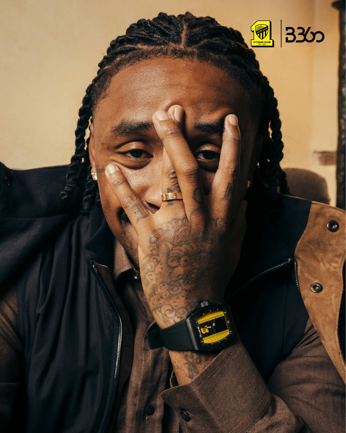 B360 Ittihad Club watch inspired by Al-Ittihad’s legacy, featuring bold design and club identity colors.