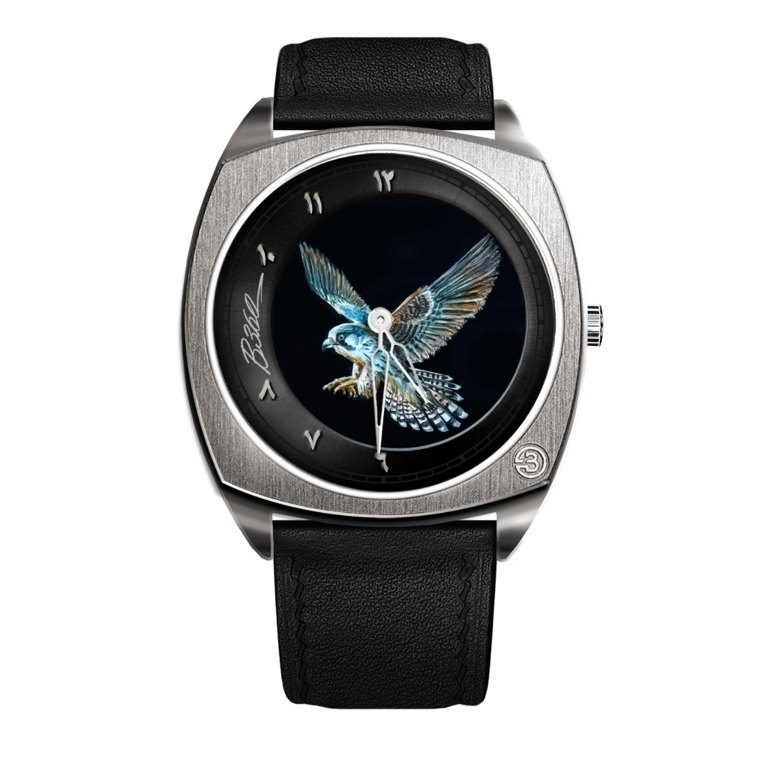 Inspired by "Al-Barq," the blue falcon that was the pride of Andalusia, this watch combines beauty, intelligence, and precision.  Wear this watch to be part of the rich falconry history and enjoy unparalleled elegance. Order now and don't miss out!