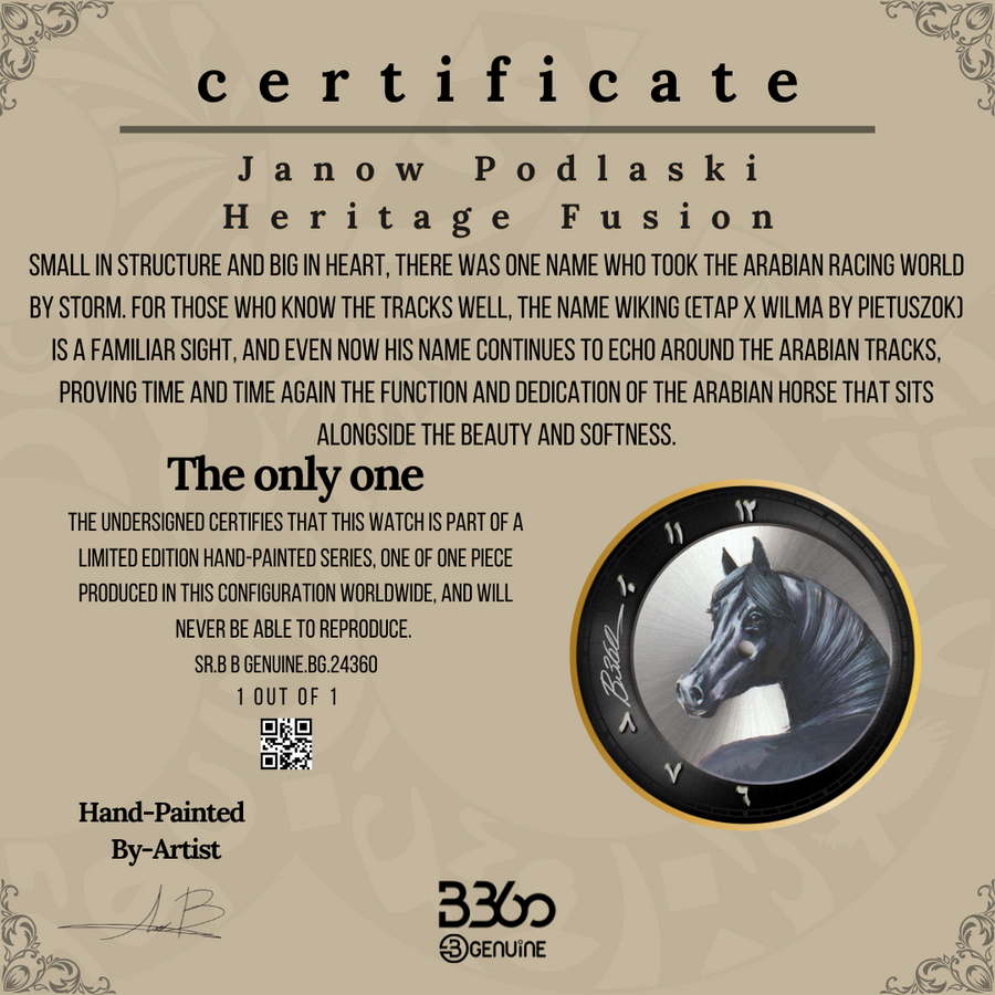 B360-HAND-PAINTED-Janow Podlaski-BG.2020 ( 1 OUT OF 1 )