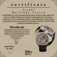 Unlike Any Other Watch The "Riyadh" falcon watch, winner of the King Abdulaziz Falconry Festival  championship, is a one-of-a-kind masterpiece, specially designed for enthusiasts of Arabian falcons. Discover its inspiring story.