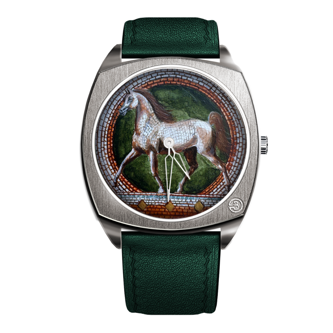 B360 Hand-Painted TM Dhyal – The Only One, BG 2042 – A Unique Timepiece Showcasing Exquisite Handcrafted Artistry, Capturing the Essence of Heritage, Strength, and Timeless Elegance in a One-of-a-Kind Design.