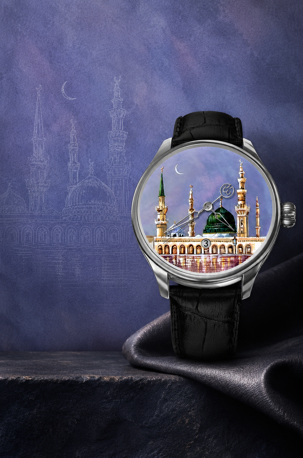 Hand Painted Noor Al Madina — The Only One