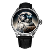 Discover Elegance ✨ We are delighted to present our exclusive collection of luxury watches featuring the majestic falcon "Sarem." Inspired by the heroic and courageous symbols celebrated by the poet Al-Buhturi, each watch in this collection reflects the beauty and strength of this magnificent bird. 🦅 Elevate your style with the "Sarem" collection and become a symbol of pride and dignity.