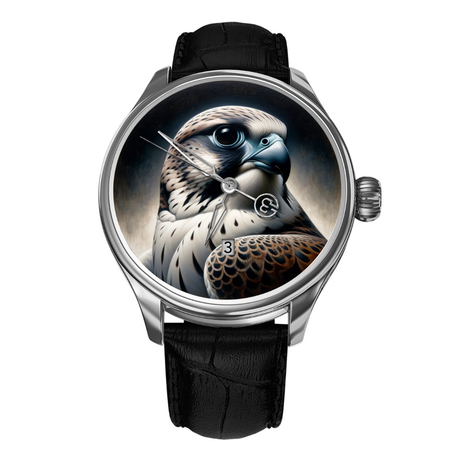 Discover Elegance ✨ We are delighted to present our exclusive collection of luxury watches featuring the majestic falcon "Sarem." Inspired by the heroic and courageous symbols celebrated by the poet Al-Buhturi, each watch in this collection reflects the beauty and strength of this magnificent bird. 🦅 Elevate your style with the "Sarem" collection and become a symbol of pride and dignity.