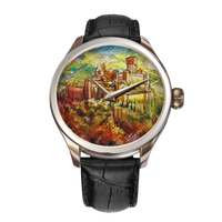 B360 Hand-painted Alhambra Watch: A Tribute to Andalusia's Beauty and History.