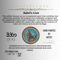 B360-unique-Hand painted-Babel's Lion- SR. 5484 (1 out of 1)