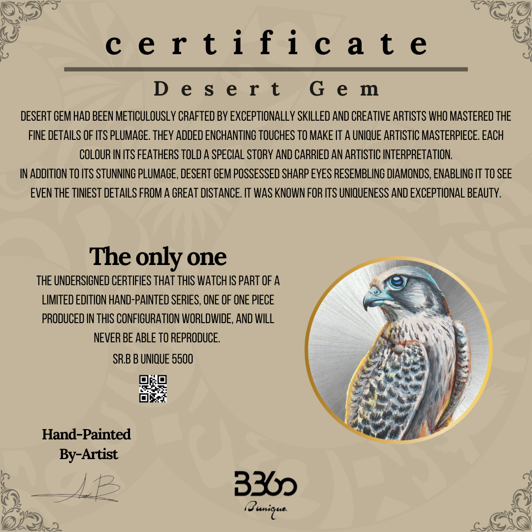 Desert Gem wasn't just a falcon; it was a symbol of strength