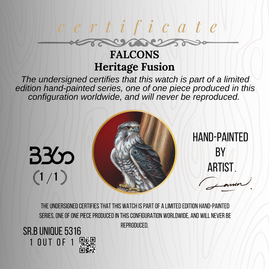 B360-unique-Hand painted-Falcons- SR. 5316 (1 out of 1)