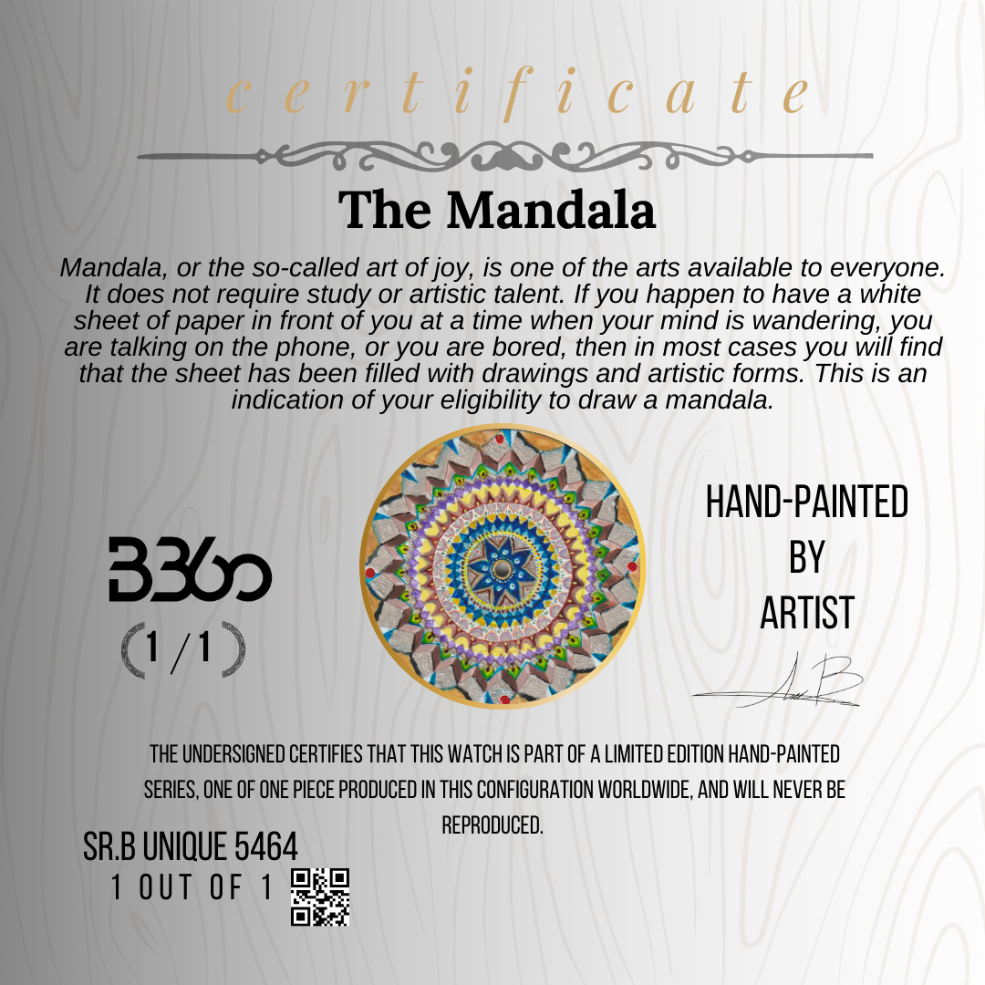 B360-unique-Hand painted-The Mandala-SR. 5464 (1 out of 1)