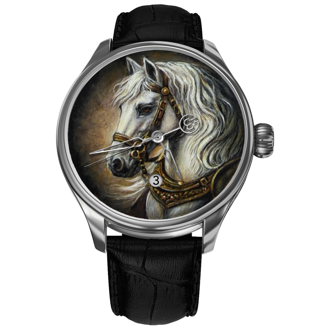 B360 Al Mukhtar “The Only One” luxury watch featuring a hand-painted heritage-inspired dial and refined design.