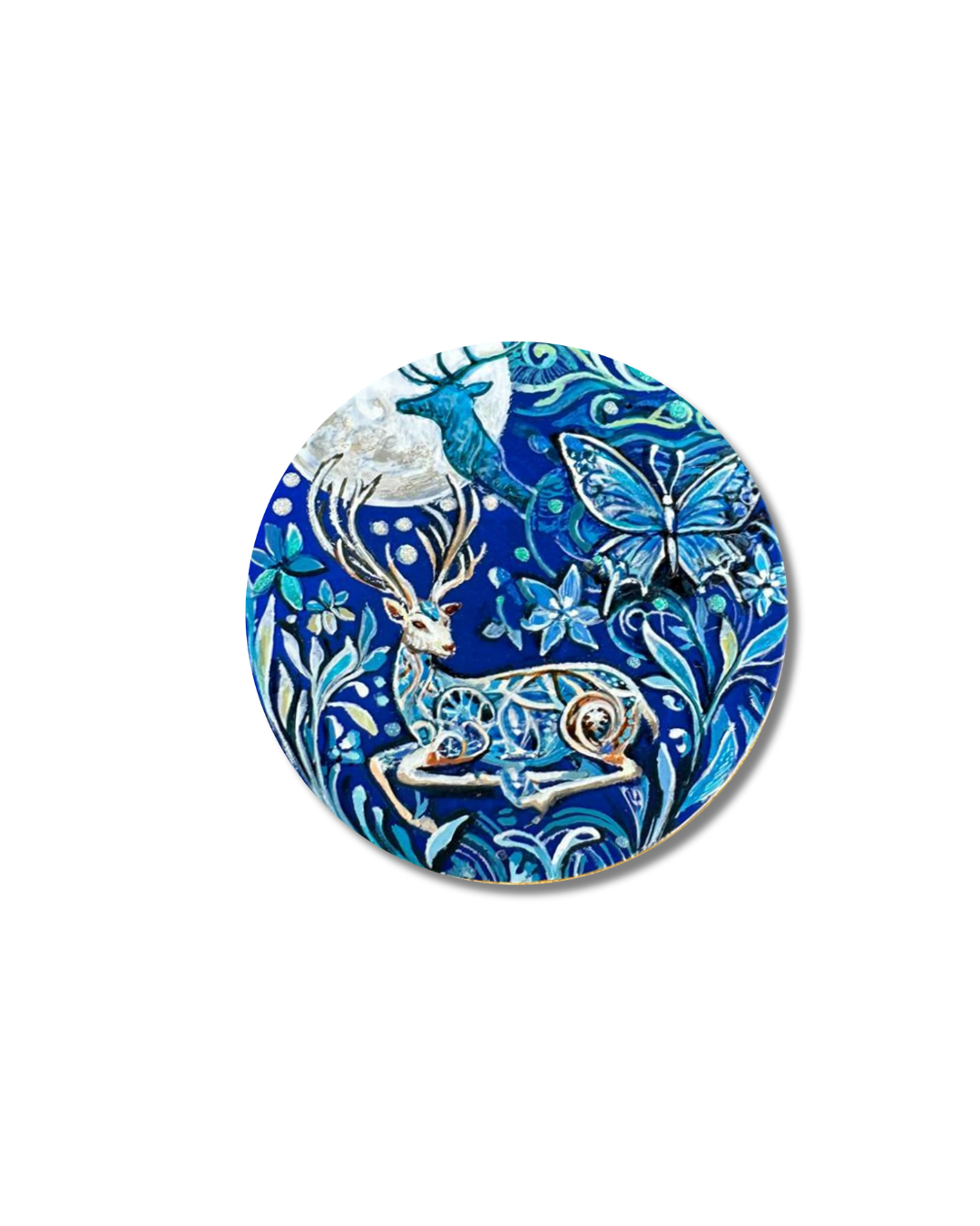 B360-Hand-Painted - Blue Enchant - The Only One - REF. BU-S0164