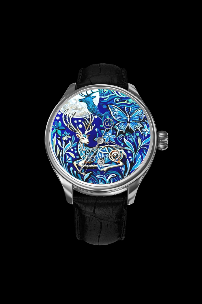 B360-Hand-Painted - Blue Enchant - The Only One - REF. BU-S0164