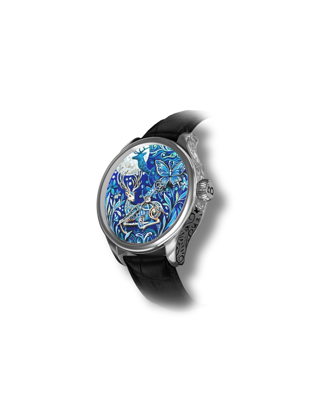 B360-Hand-Painted - Blue Enchant - The Only One - REF. BU-S0164