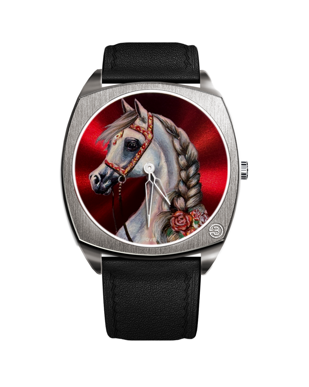 B360 Palestine The Only One hand-painted luxury art watch featuring Palestinian heritage design.