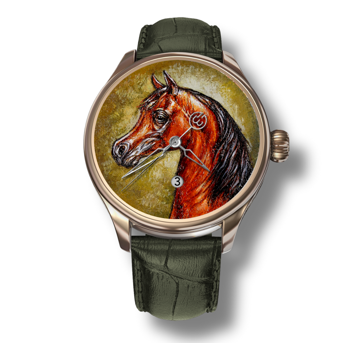 B360 Al Amir hand‑painted Swiss watch limited of 1/1