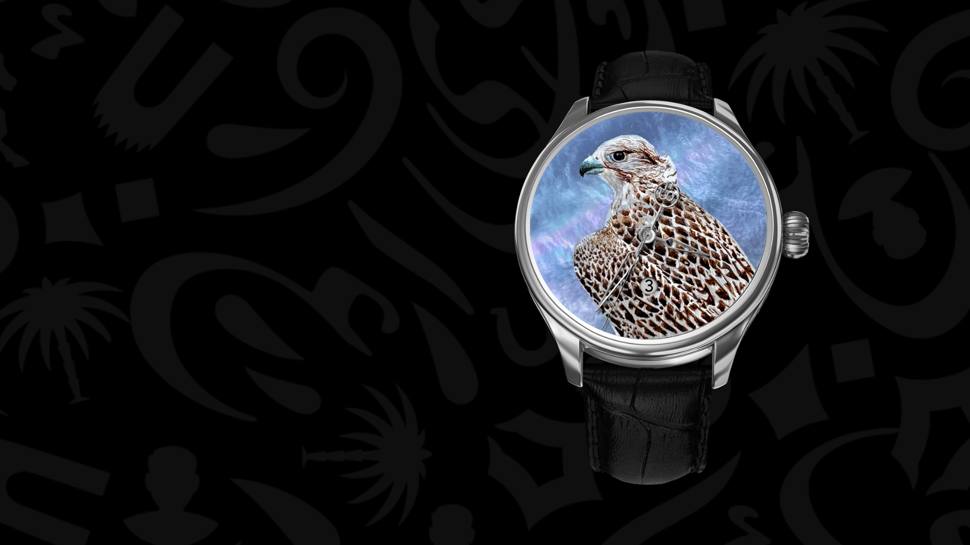 B360 – Hand Painted - Falcon of the Sky – The Only One - REF. BU0879