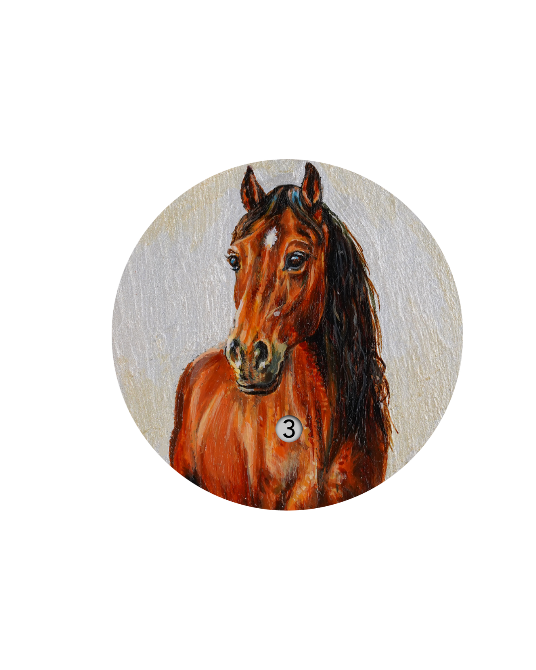 B360 - Hand Painted Mansour- The Only One - REF. BU01253