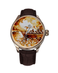 B360 Pearl Divers watch with hand-painted diver artwork.