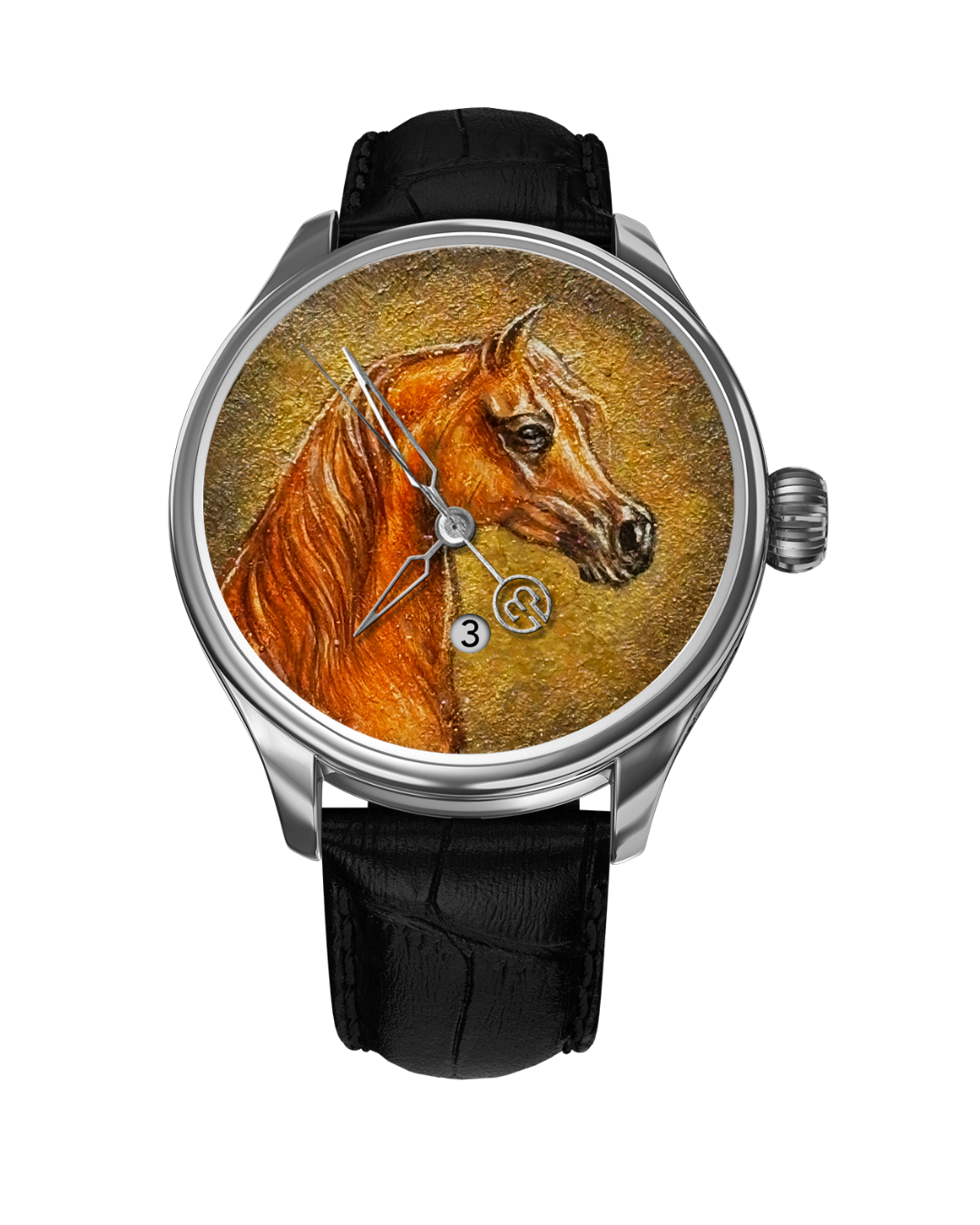B360  hand-painted horse Sultan watch. limited of 1/1