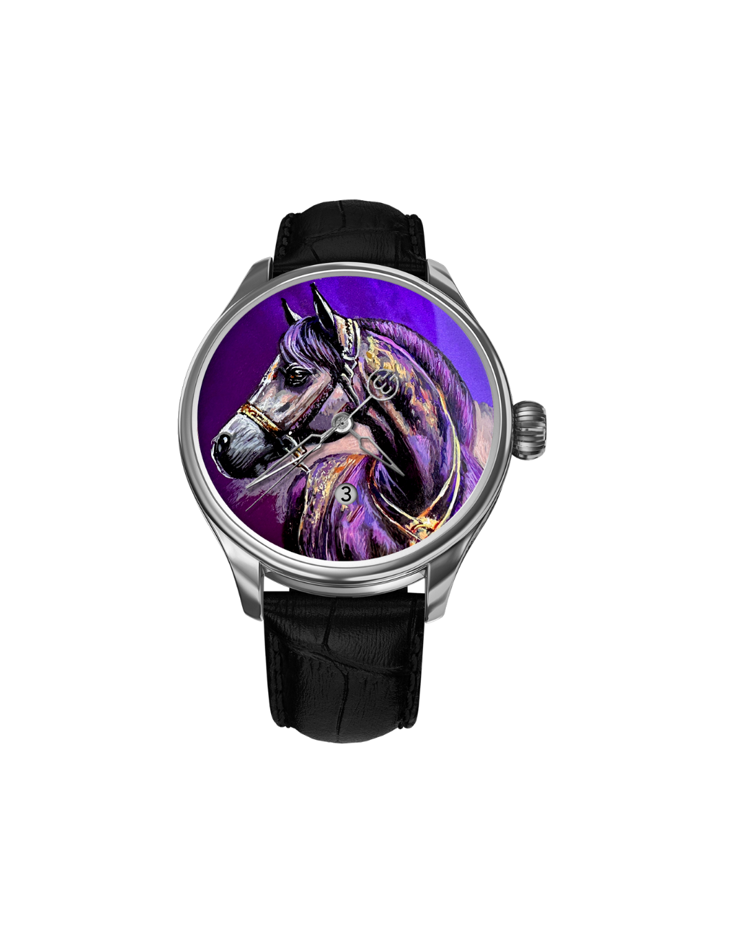 B360 Layali luxury Swiss watch hand‑painted dial limited 1/1