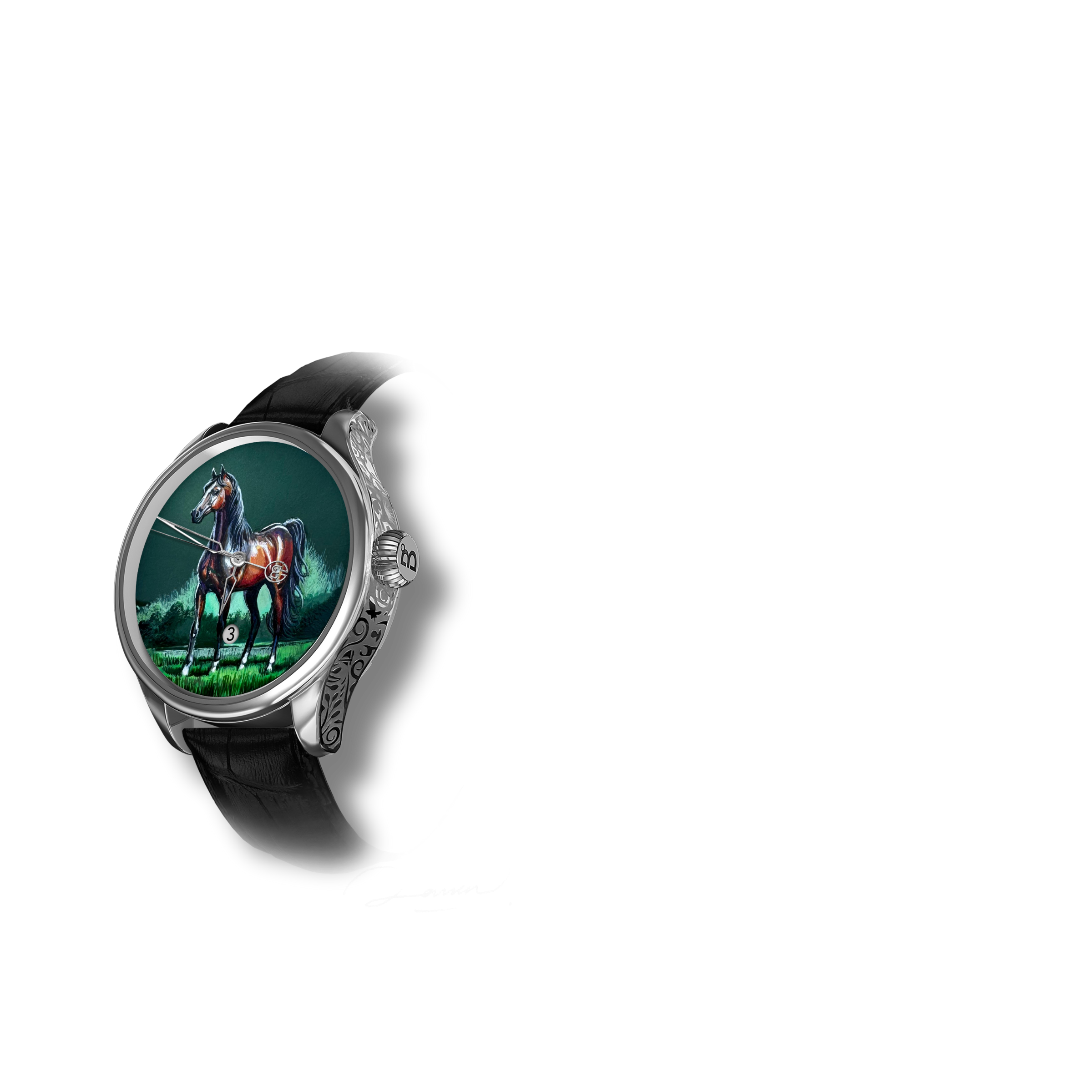 Hand Painted Saifan - The Only One - Reference 24469