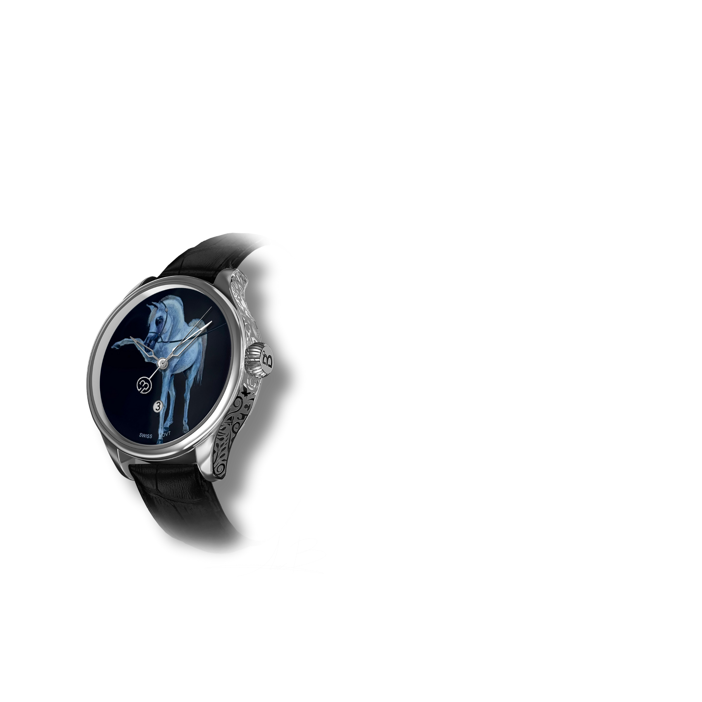 B360 Watch – Sundown K.A. Hand-Painted Collector Timepiece