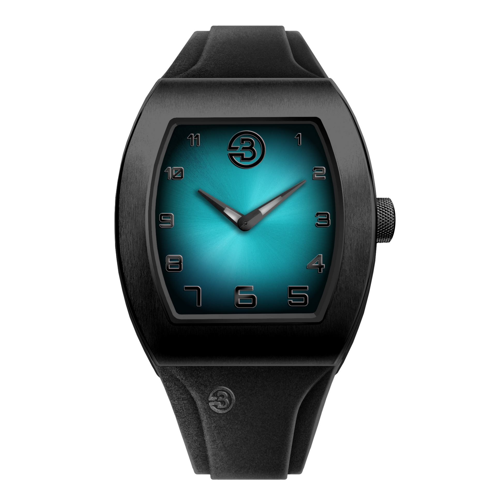 B360 unique swiss wristwatch BProud Collection - Torquoise