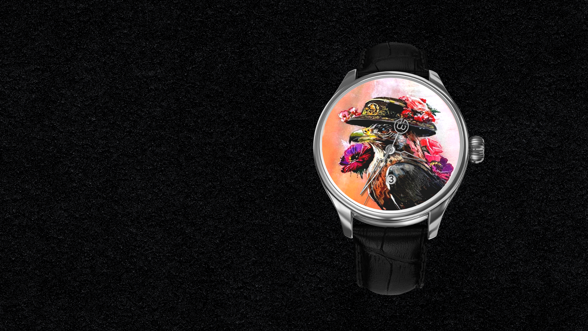 Hand Painted Falcon - Zahra - The Only One - Ref: BU-S0162