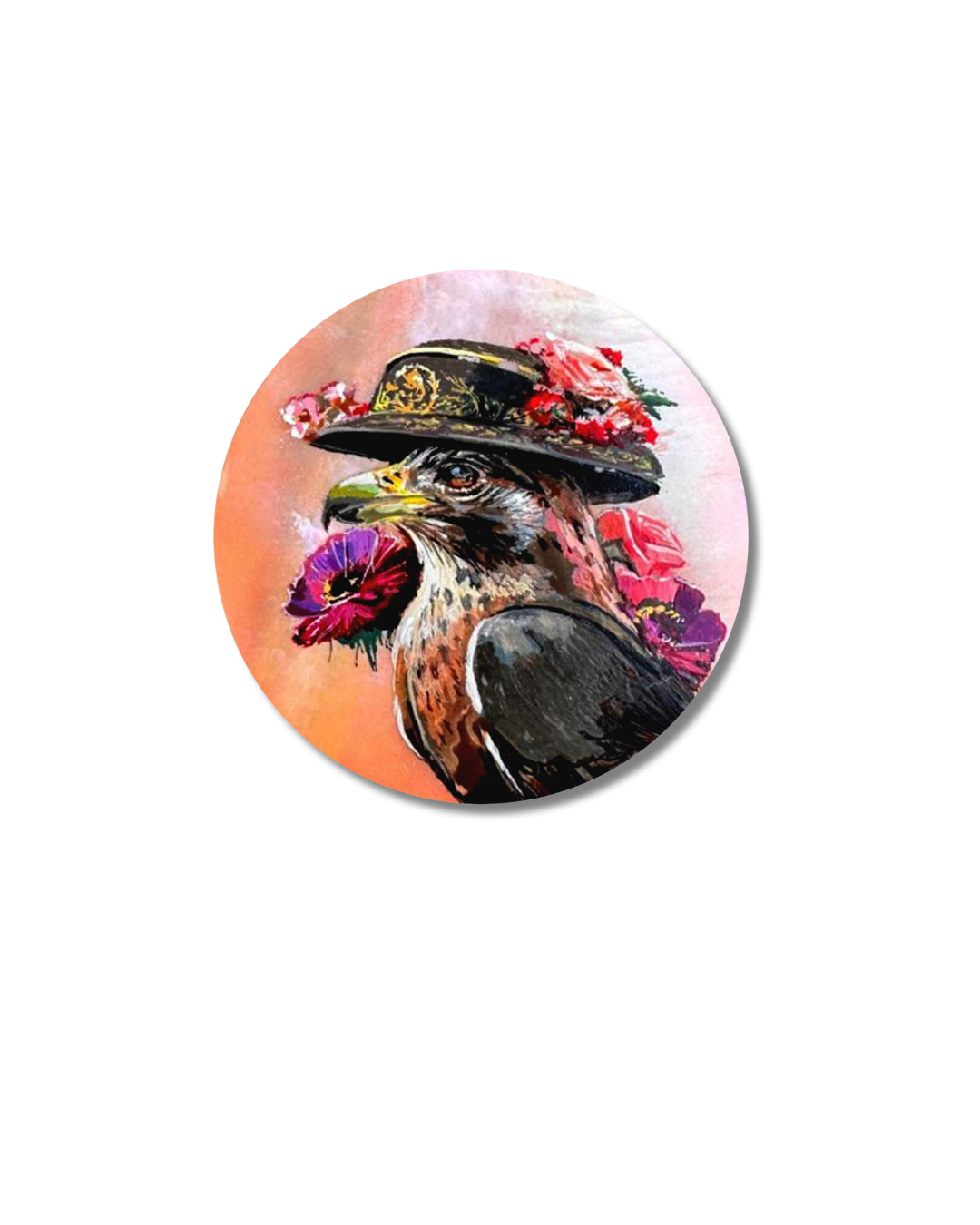 Hand Painted Falcon - Zahra - The Only One - Ref: BU-S0162