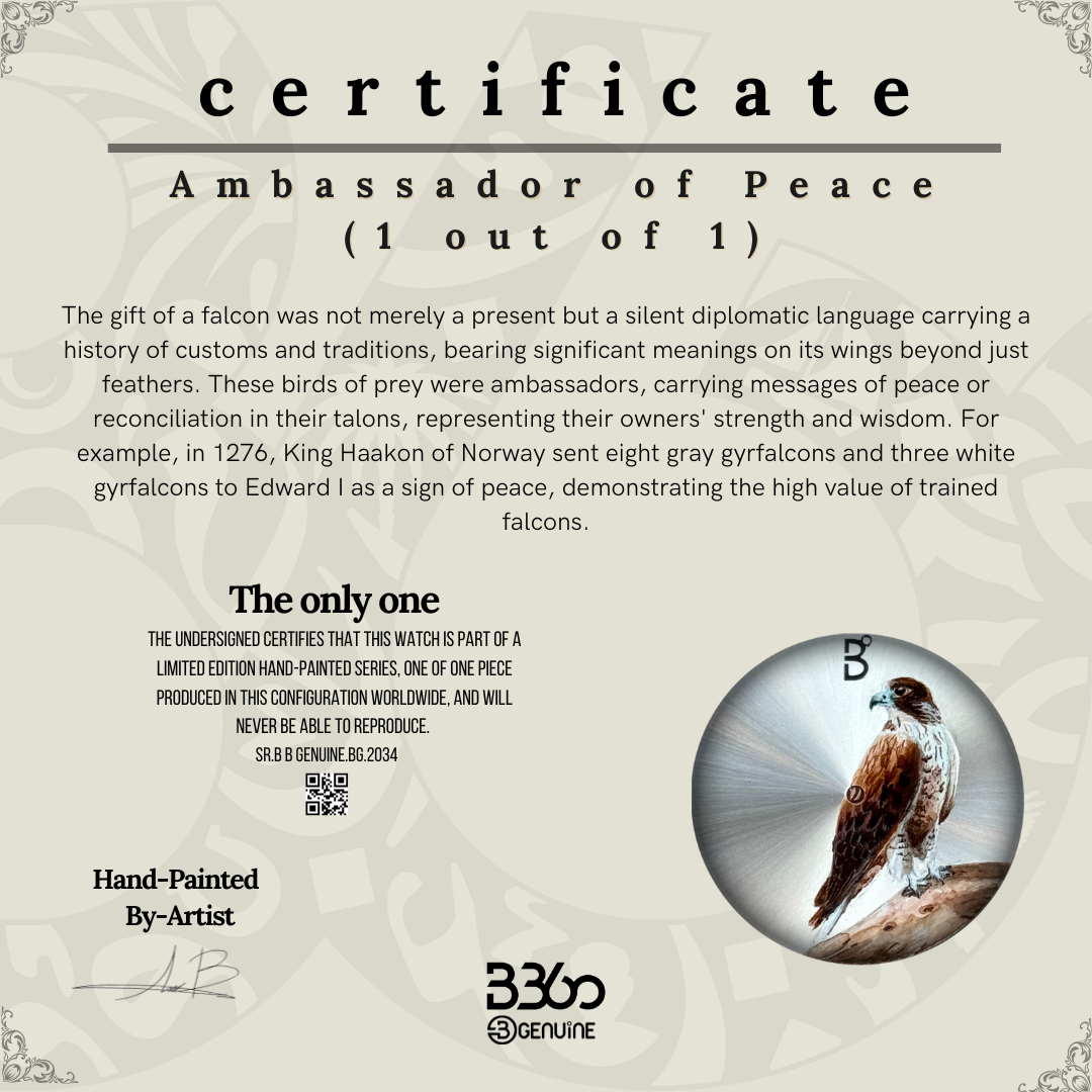 ( Ambassador of Peace -hand painted  (1 Out of 1)
