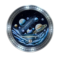 The design shines with artistic touches that highlight the beauty of stars and the harmony of planets, making the watch more than just a timekeeping tool but a masterpiece that reflects the enchantment and mystery of the cosmos.