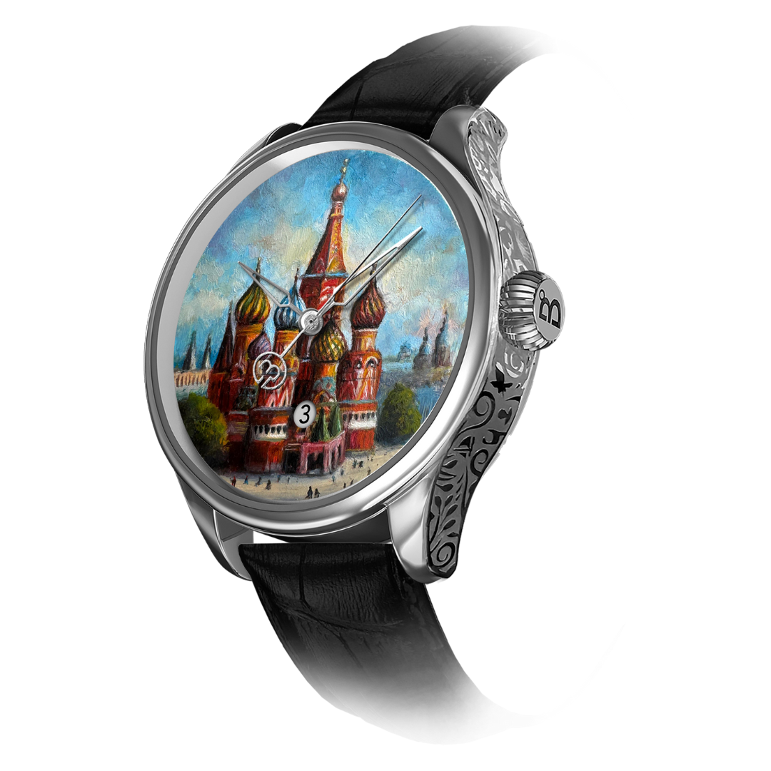 Hand Painted Iconic St. Basil's Cathedral - The Only One - REF 24457