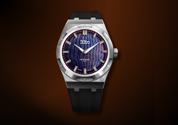Exclusive creation B Exceptional watch showcasing Timascus artistry and titanium texture