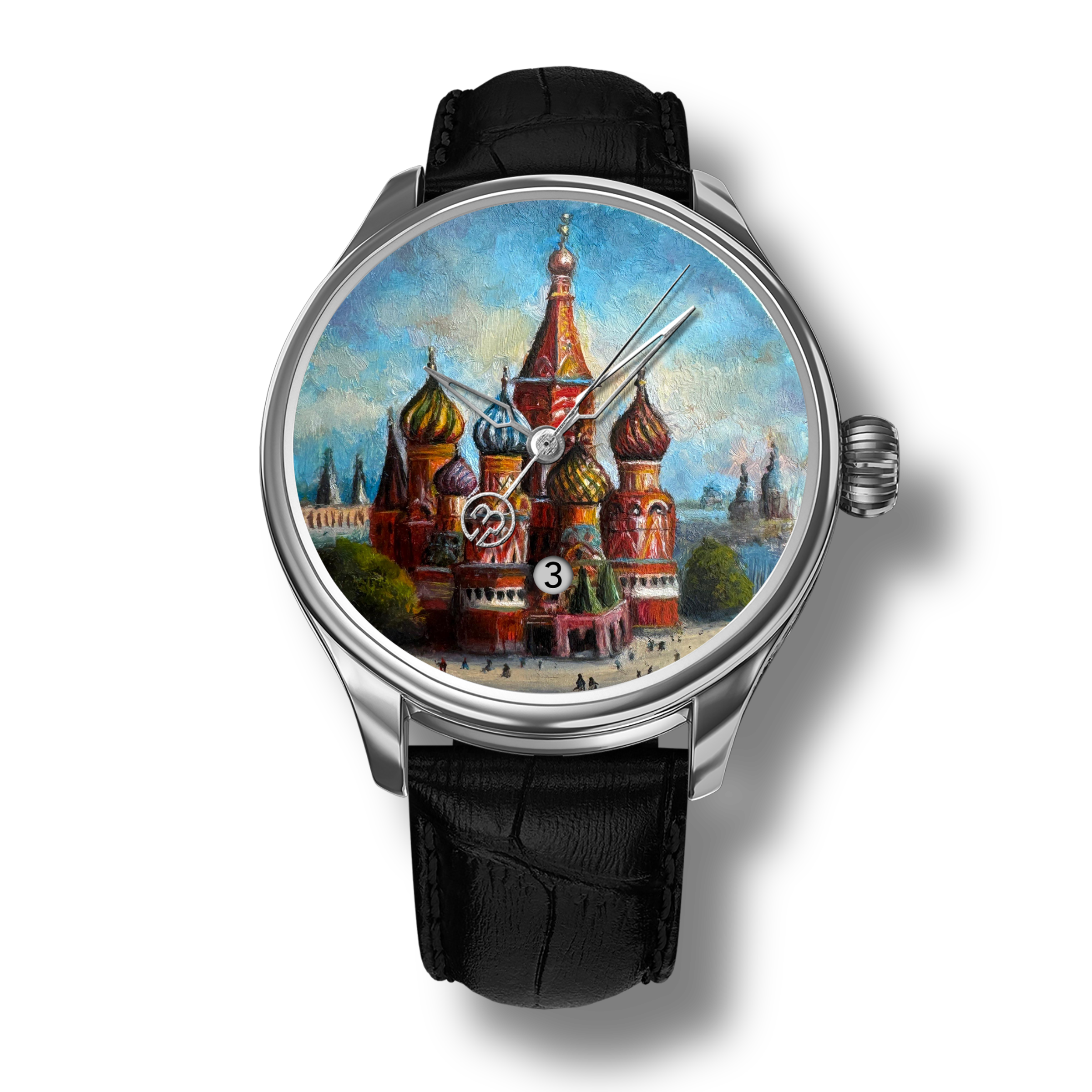 Hand Painted Iconic St. Basil's Cathedral - The Only One - REF 24457