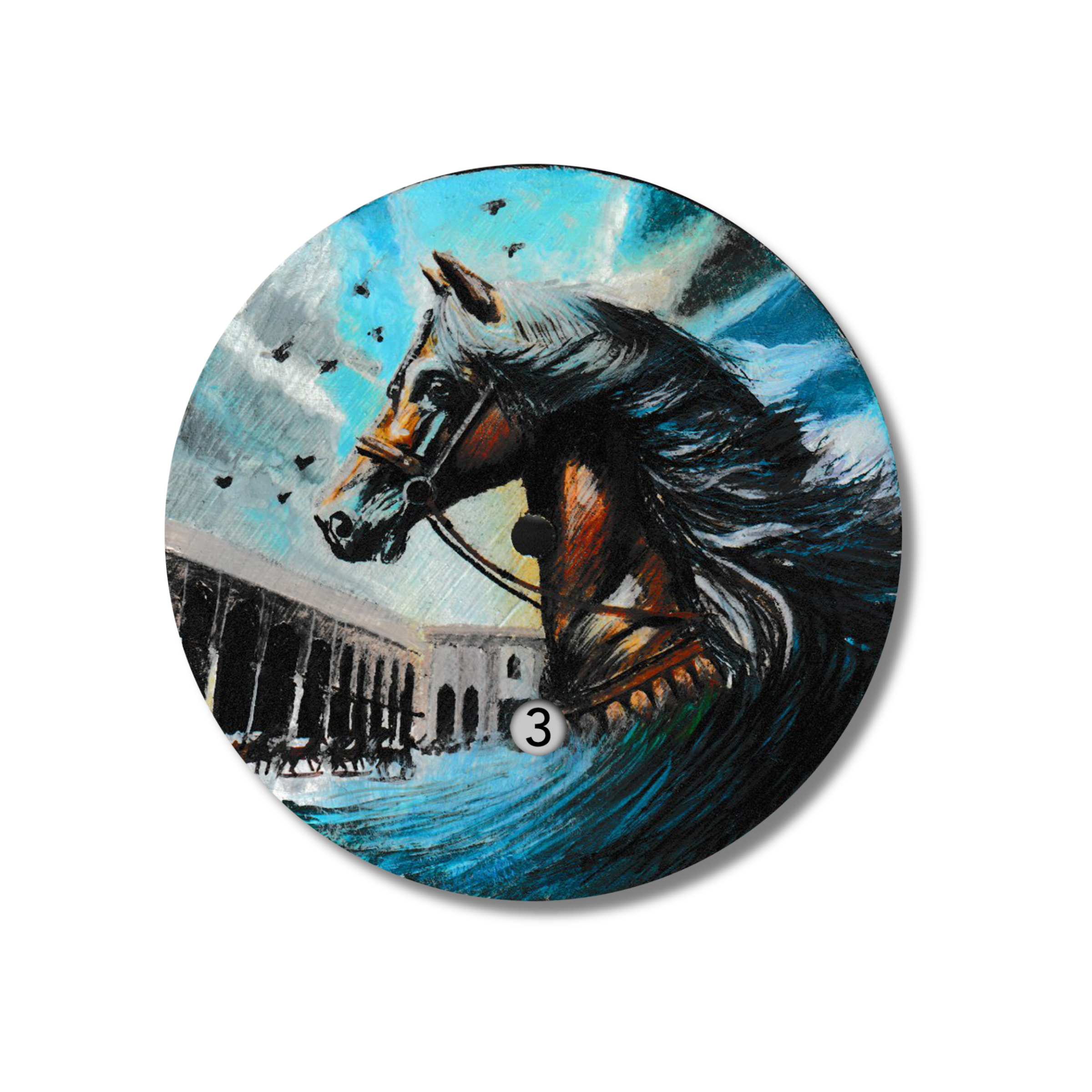 Hand Painted Bucephalus The Only One - REF. 24429