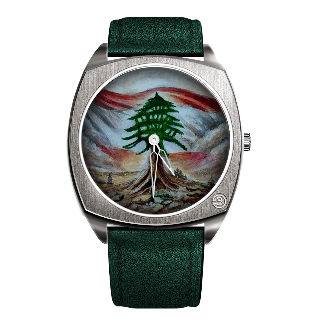 Hand Painted Cedar of Lebanon - The Only One - BG.2050