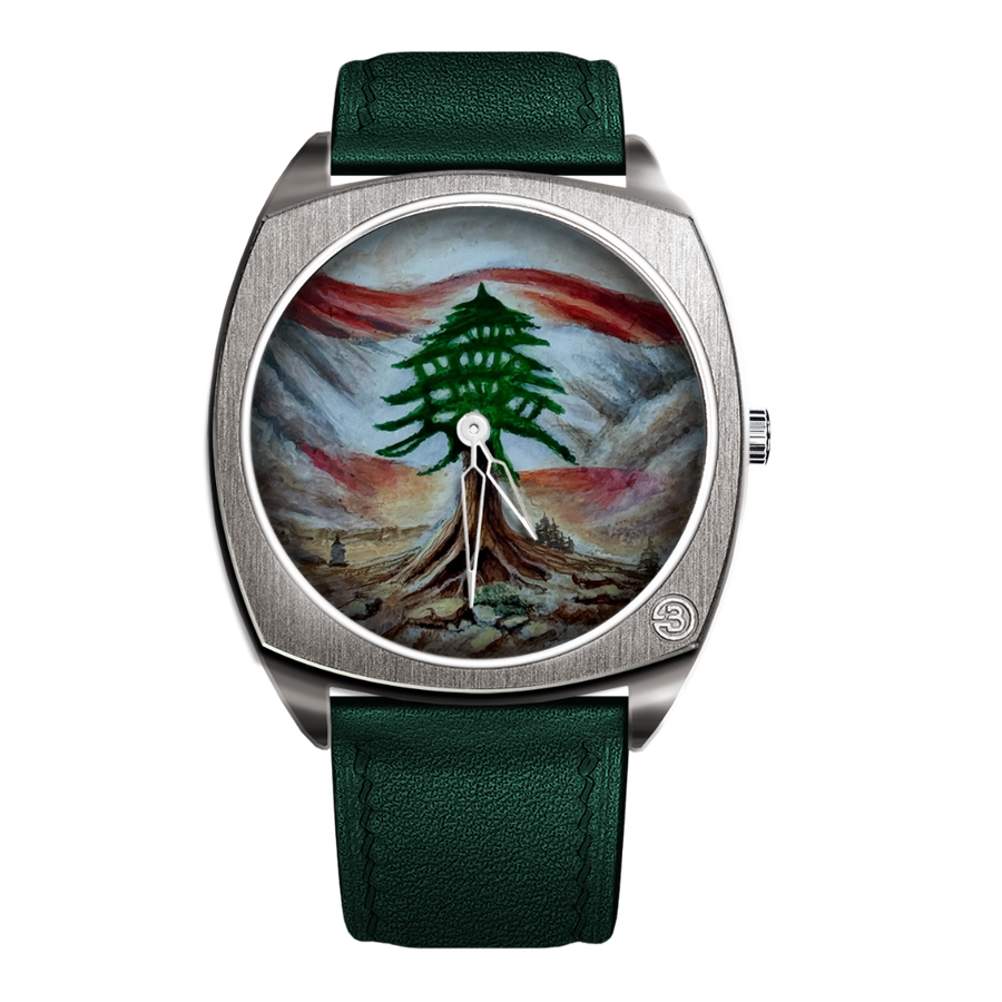 Hand Painted - Cedar of Lebanon - The Only One - BG.2050