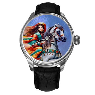 Hand-Painted Eternal Lovers – Qays and Layla, The Only One, Reference 24480. A B360 Timepiece Depicting the Legendary Tale of Love and Devotion in Exquisite Detail.