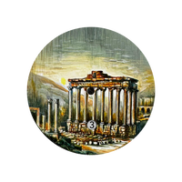 Hand Painted - Pillars of Glory and Eternity- Baalbek- The Only One - Reference 24476