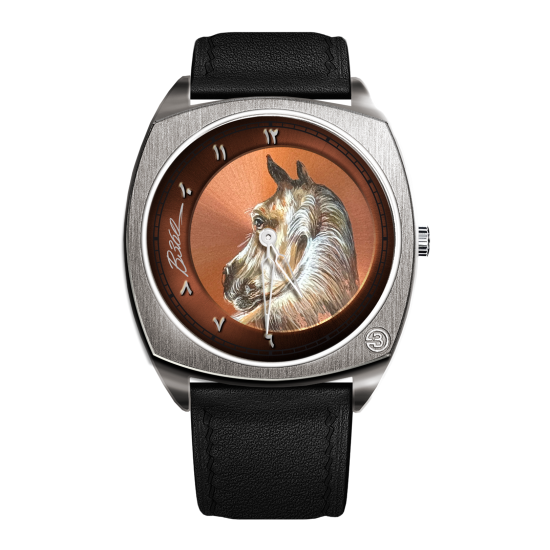 B360 Hand-Painted Shakira MT – The Only One, BG 2023 – A Unique Timepiece Showcasing Exquisite Handcrafted Artistry, Celebrating the Grace, Strength, and Legacy of the Arabian Horse in a Timeless Design.