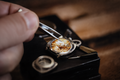 B360 Pearl Divers watch with hand-painted diver artwork.