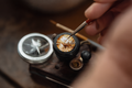 B360 Pearl Divers watch with hand-painted diver artwork.