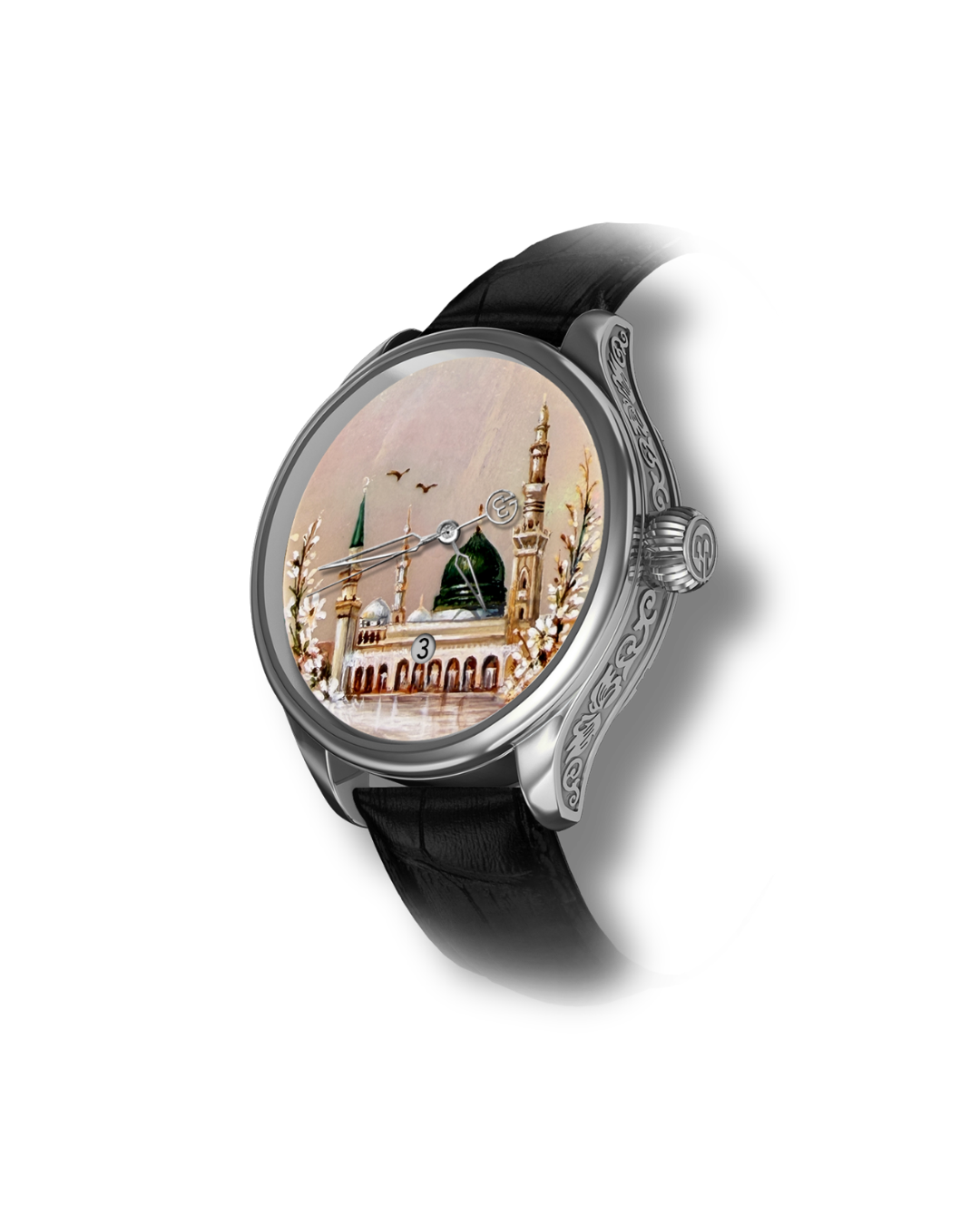 Hand painted - Noor Al Madina -36mm- REF. BU-S1006