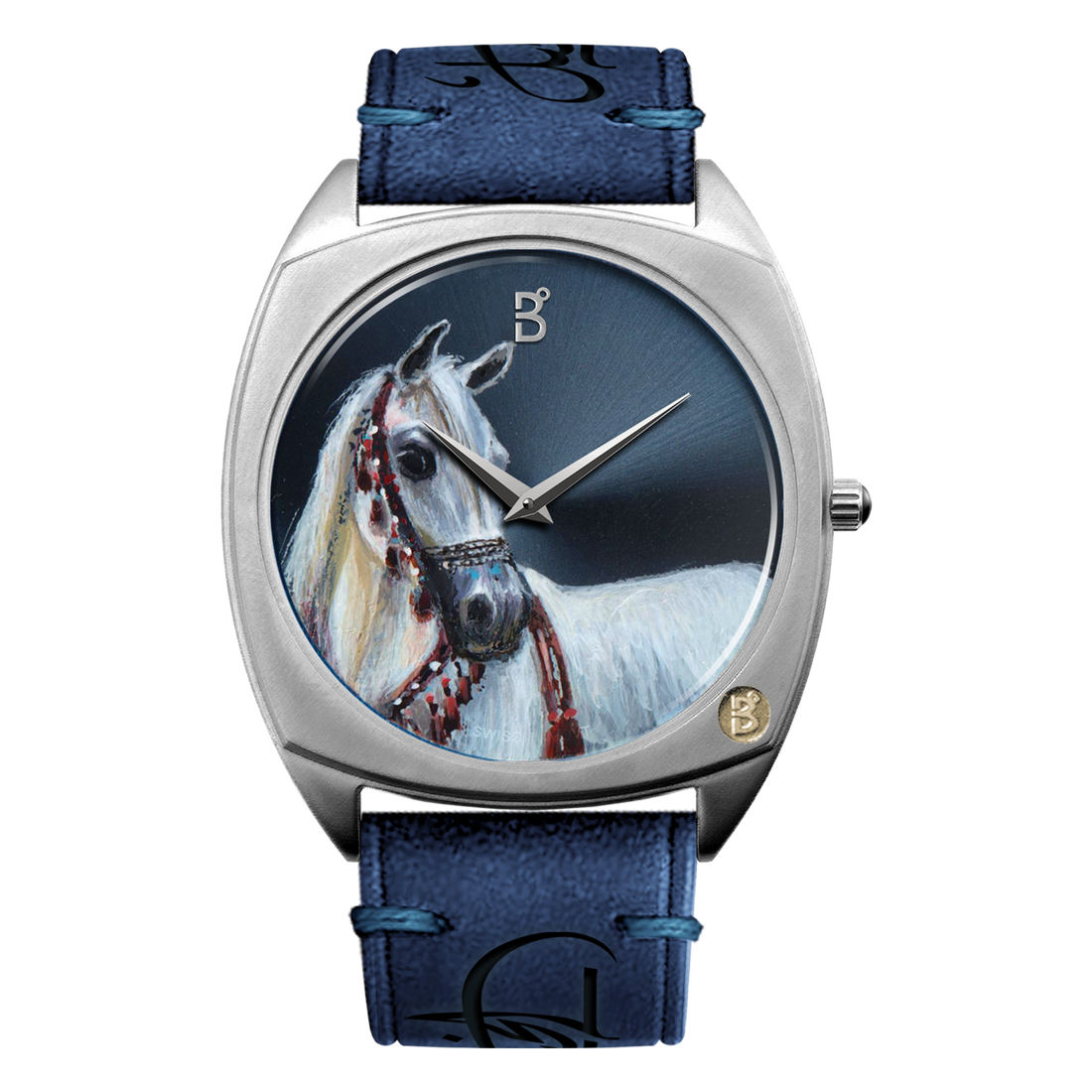 B360-Watches-We have created over 70 hand-painted watches, one for each horse. Each watch comes with a signed certificate by our artists and is marked as 1 out of 1. Check out our Arabian Horses collections.  B360 Watch