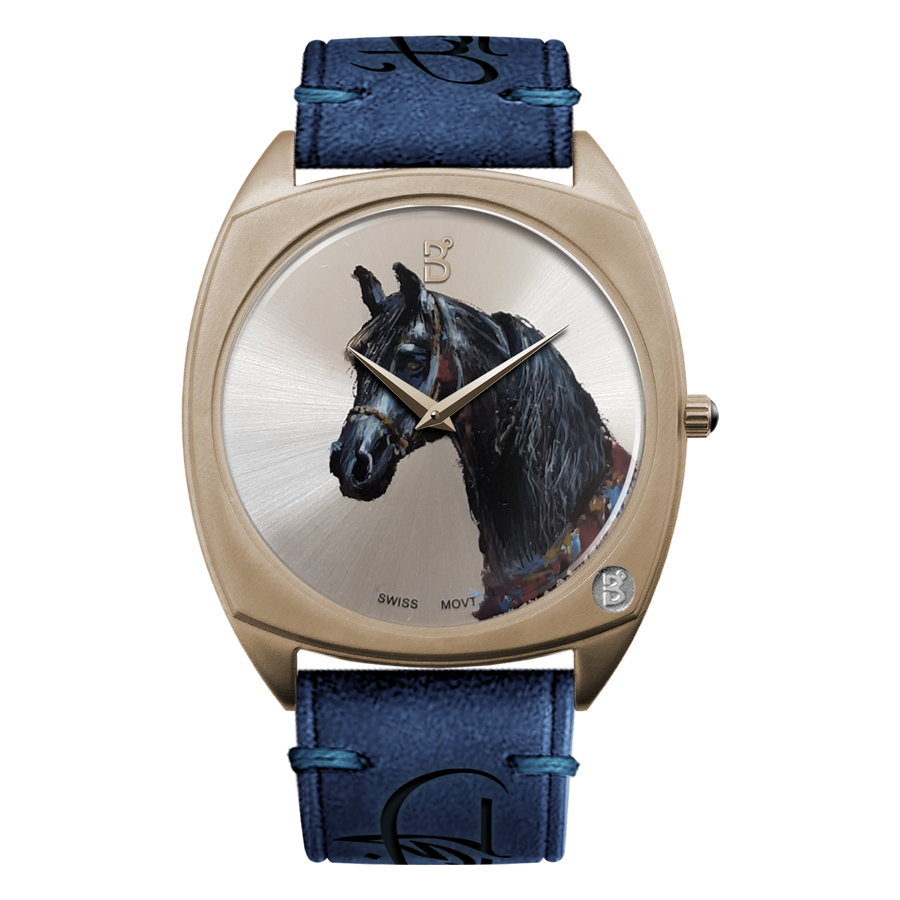  B360 WATCHES-We have created over 70 hand-painted watches, one for each horse. Each watch comes with a signed certificate by our artists and is marked as 1 out of 1. Check out our Arabian Horses collections.  