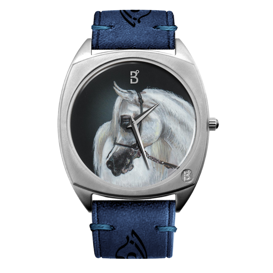 B360-WATCHES. Shanghai E.A was a prized possession of the Ajman Stud, and his victories were celebrated far and wide, hand painted and one of a kind,