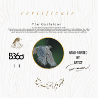 B360-Watches-has mastered the art of combining traditional art with technology to develop versatile watch collections. We introduce to you another watch collection known as the Arabian Falcons.Each watch in our unique hand painted collection embodies a falcon. The falcons come with a signed certificate by our artists and marked as 1 out of 1. You too can be a proud owner of one of these falcons. They are rare, highly valuable, and symbolic.