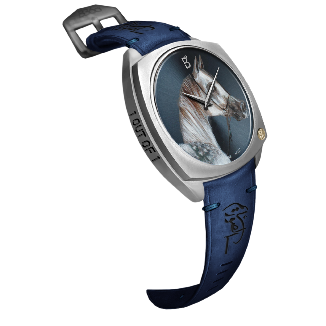 B360-Watches- B360 WATCH-We have created over 70 hand-painted watches, one for each horse. Each watch comes with a signed certificate by our artists and is marked as 1 out of 1. Check out our Arabian Horses collections.  