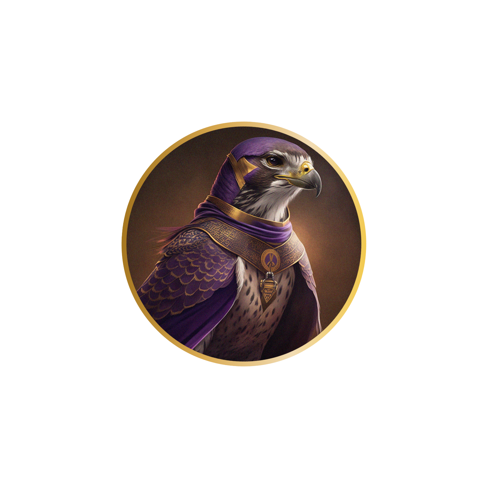 A one-of-a-kind watch from the B360 B Unique falconry  Collection featuring a stunning hand-painted design of falcons